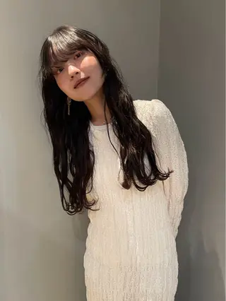 ロング カラー パーマ 原宿/ケパーマ 🧺ユウマのヘアスタイル