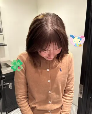 ショート カラー rizu🤎/ ボブ /ブラウンカラーのヘアスタイル