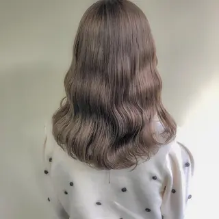 ミディアム カラー 💗💗韓国レイヤー yu-ki💗💗のヘアスタイル