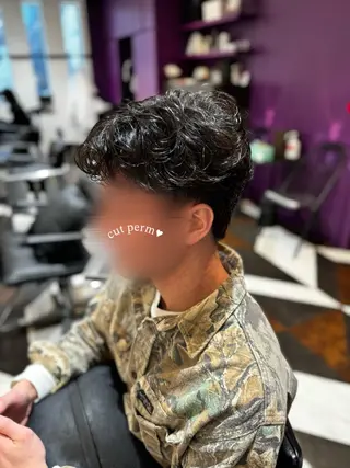 ショート パーマ メンズ APHRODITE GINZA 日本橋人形町所属・🤍うる艶カラー🤍 たむら みなみ 東京のヘアスタイル