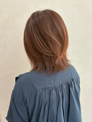 ミディアム カラー qumu 横浜所属・🌿ショート/ボブ/ 透明感カラー🌿神永のヘアスタイル