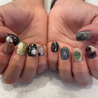 ネイル Sea  nail by emaのネイルデザイン