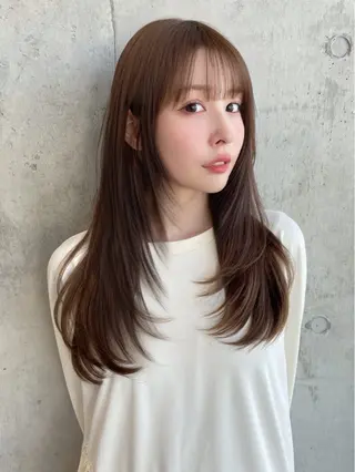 ロング 似合わせ/小顔/ 韓国✨KAITOのヘアスタイル