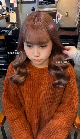 セミロング カラーモデル募集✨️ YUKI🎀☁️のヘアスタイル