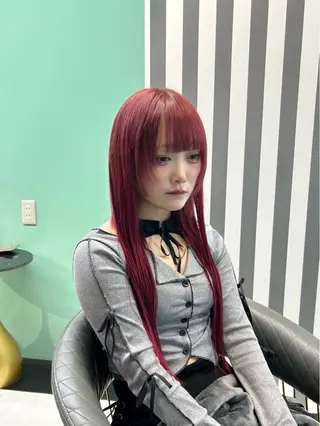 ロング カラー 新宿プルエクステ 【tsubura】のヘアスタイル