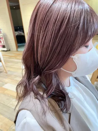 カラー 石渡このみ 🍊レイヤーカットのヘアスタイル