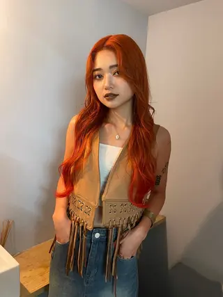 ロング ボブカットモデル/パ ーマ/harunaのヘアスタイル