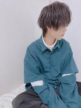 ミディアム ヘアアレンジ メンズ メンズZina代表 田端 麗治のヘアスタイル