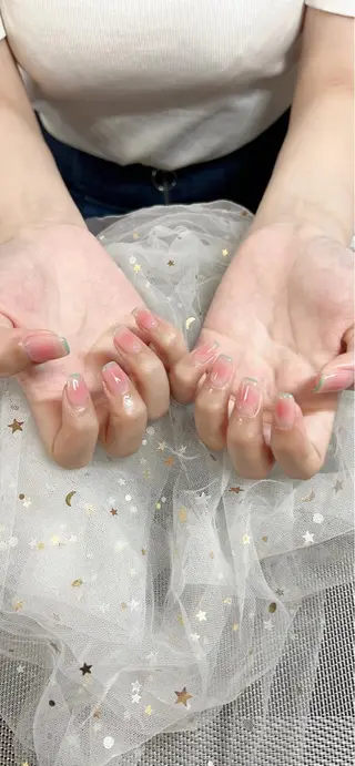 ミディアム カラー ネイル Ryoko Nailのネイルデザイン