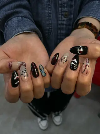 ネイル ひめか🫁 推し概念・個性派のネイルデザイン