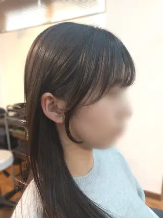 ロング カラー 久村 奈菜のヘアスタイル