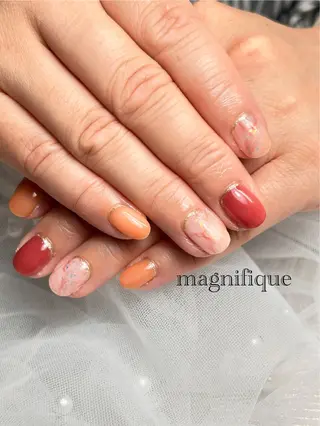 ネイル プライベートサロン マニフィークのネイルデザイン