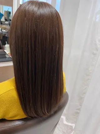 ロング カラー Legohair富田林店所属・前田 瞳のヘアスタイル