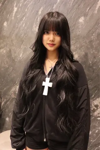 ロング カラー レイヤーカット /ハイトーンchaoのヘアスタイル