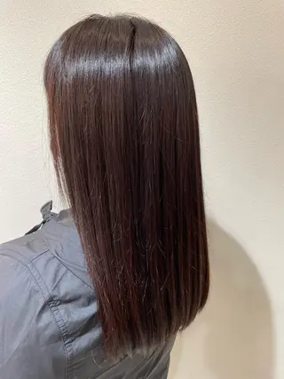 セミロング カラー 山本 帆乃果のヘアスタイル