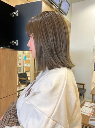 カラー 黒田瀬奈/ボブ まろやかベージュのその他イメージ