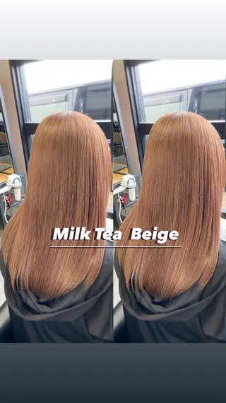 ロング カラー 【salon Def】所属・韓国風・透明感カラー 💫ami💫のヘアスタイル