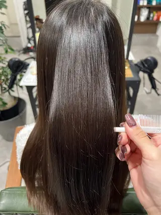 ロング 韓国風レイヤー ∕ 大隣 里桜のヘアスタイル