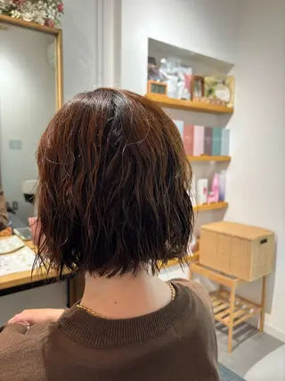 ミディアム パーマ 溝口 優希のマツエク・マツパデザイン