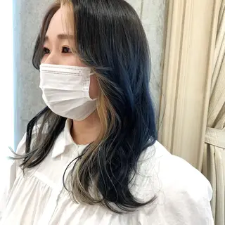 セミロング サソウ ユリエ🥥のヘアスタイル