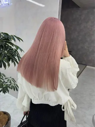 ロング カラー ハイトーン/ゆるふわ 🎨𖥔ׁTOMO♡のヘアスタイル