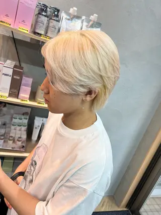 カラー メンズ newi TATSUのヘアスタイル