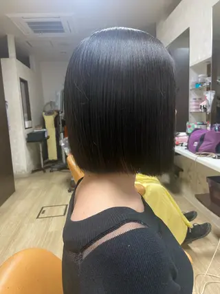 ミディアム 千上 結希奈のヘアスタイル