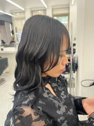 セミロング カラー 💖トレンド秋冬 カラー💖FUTAのヘアスタイル