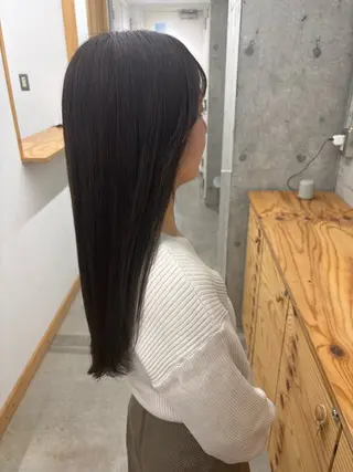 ロング カラー ✨ブリーチなし透明感 ✨カラー💍Yuriのヘアスタイル