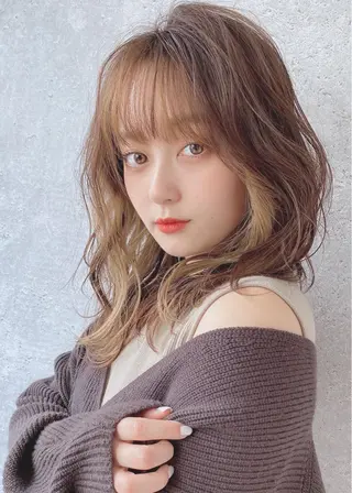 ロング カラー 個室サロンLOUIMADNA栄店所属・髪質改善美容師 個室サロン白金厚哉のヘアスタイル