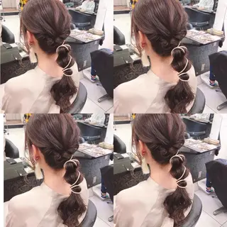 セミロング ヘアアレンジ 🌷MAYU 🌷のヘアスタイル