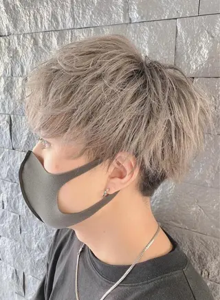 カラー メンズ 工藤 純也のヘアスタイル