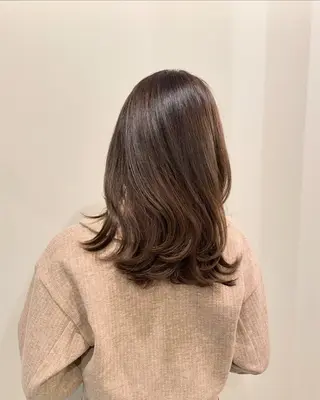 ミディアム カラー ニュアンスカラー🫧 加納のヘアスタイル