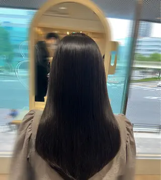 ロング カラー CreBiA🫧名駅 馬場のヘアスタイル