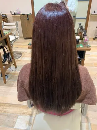 ロング カラー 須藤 向日葵のヘアスタイル