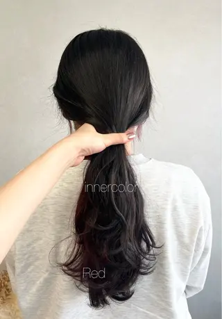 ロング カラー 暖色･似合わせカラー (廣石沙英🎀)のヘアスタイル