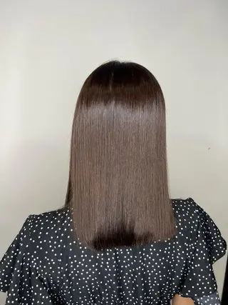 ミディアム カラー 横浜/エクステ特化× 艶カラー/あいかのヘアスタイル