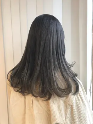 セミロング カラー 横浜美容室／暖色系 michika🌹のヘアスタイル
