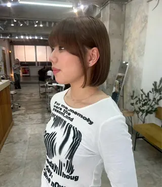 ミディアム cashel/kishaba所属・大園 莞奈のヘアスタイル