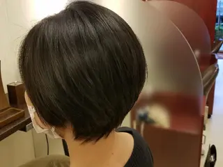 ショート ヘアアレンジ 麻里 杏彩のヘアスタイル