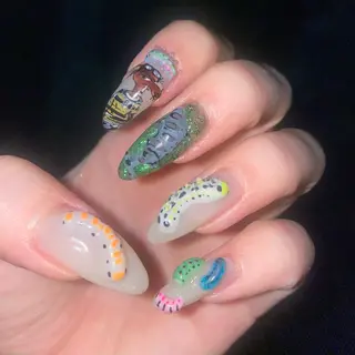 ネイル nano/きもかわ nail🐬🫧のネイルデザイン