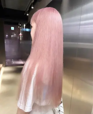 ロング 名古屋栄♡PELE/ ブリーチ/ハイトーンのヘアスタイル