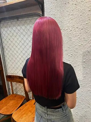 ロング カラー 透明感/血色カラー/ 似合せレイヤー/ゆいのヘアスタイル