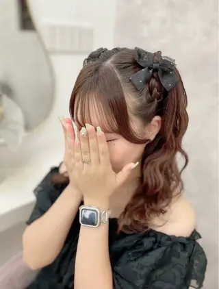 ヘアアレンジ 🍀みちか🍀 lovis💕モデルのヘアスタイル