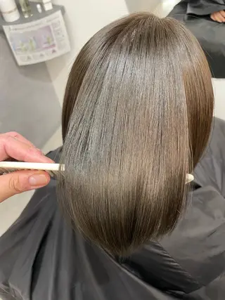 ショート ショート✨縮毛矯正 メゾンカシミヤ宮崎のヘアスタイル