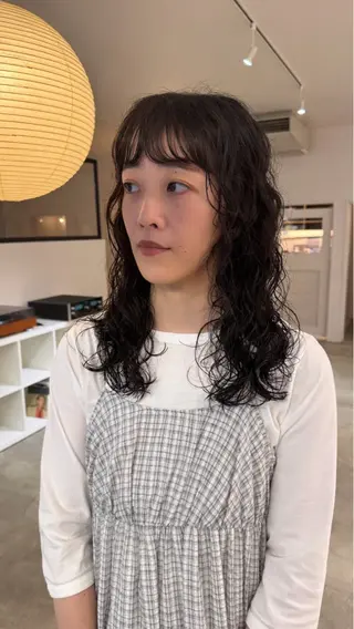 ロング パーマ noi所属・岡崎パーマ 岡山裕成のヘアスタイル
