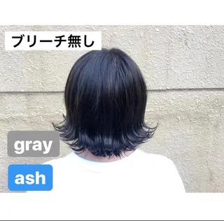 ショート カラー パーマ ヘアアレンジ ♡透け感カラー 大賀哲平♡のヘアスタイル