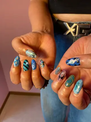 ネイル NICO nail　三軒茶屋店　ネイル＆アイラッシュ所属・oichan 𖦹°‧のネイルデザイン