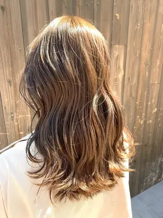 ミディアム カラー AUBE HAIR mer　船橋店 【オーブ ヘアー メェル】所属・✨韓国、外国人風✨ 船橋🌺武藤康樹のヘアスタイル