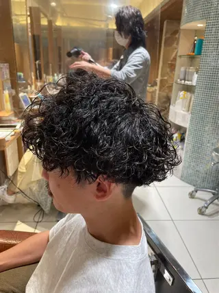 パーマ 🔷メンズ推し🔷 遠藤暖大のヘアスタイル